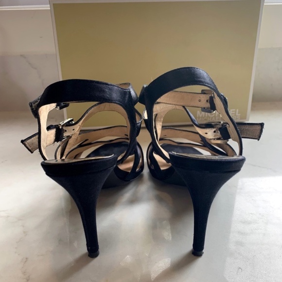 Michael Kors Satin Strappy Sandals / Heels - Picture 6 of 7